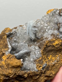Image 12 of Blue Barite Geode | Morocco #2851