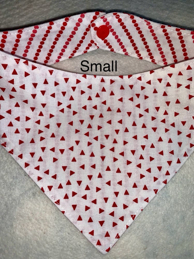 Image of Snap-On Pet Bandana (S) SWIPE ➡️for more prints 