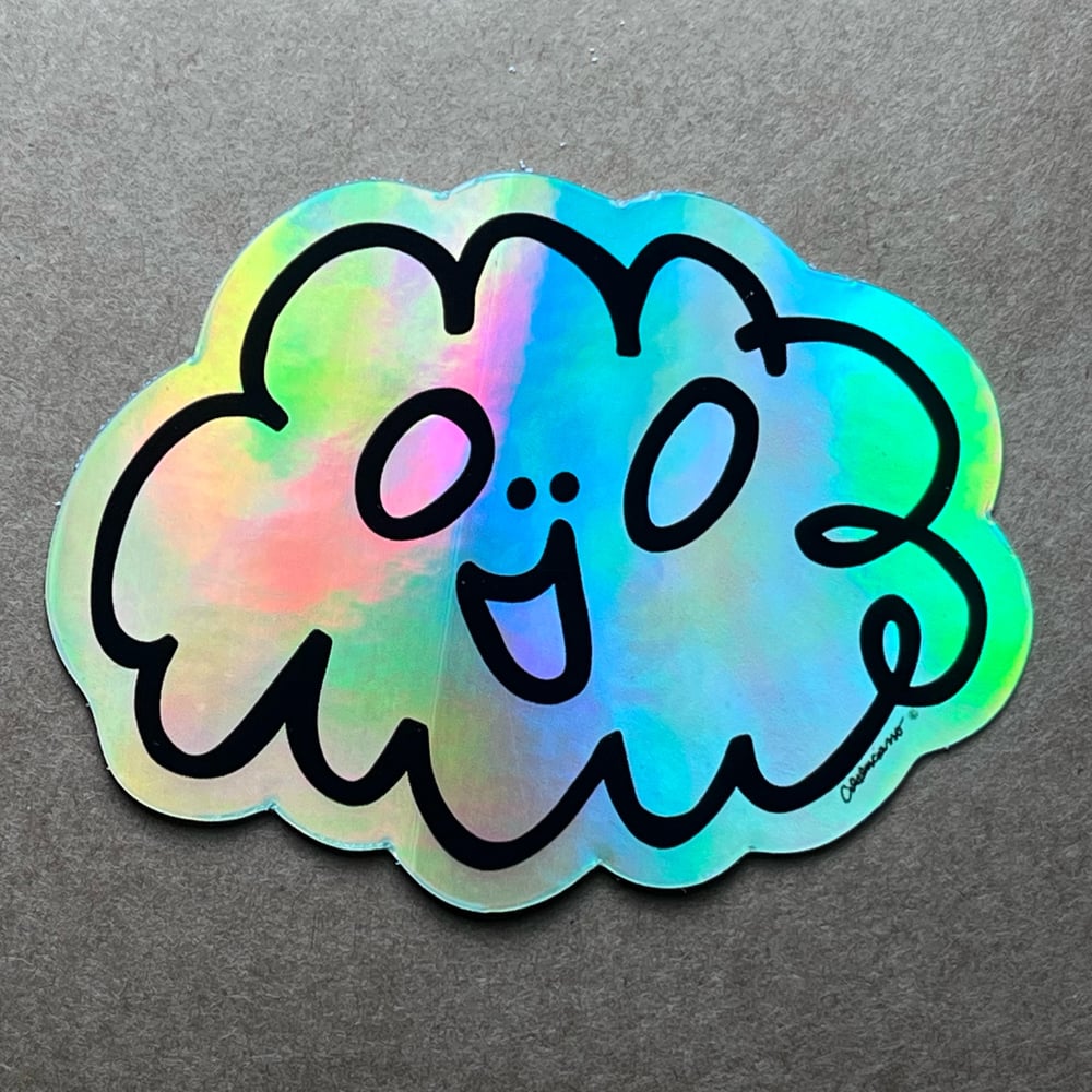 Image of HOLOGRAPHIC CONSCIOUSNESS STICKER 