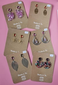 Image 1 of 12mm Tunnel Dangle Earrings | Plugs | Guages