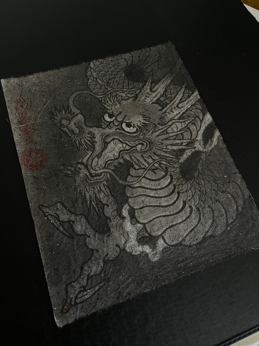 Original painting Sumi dragon 