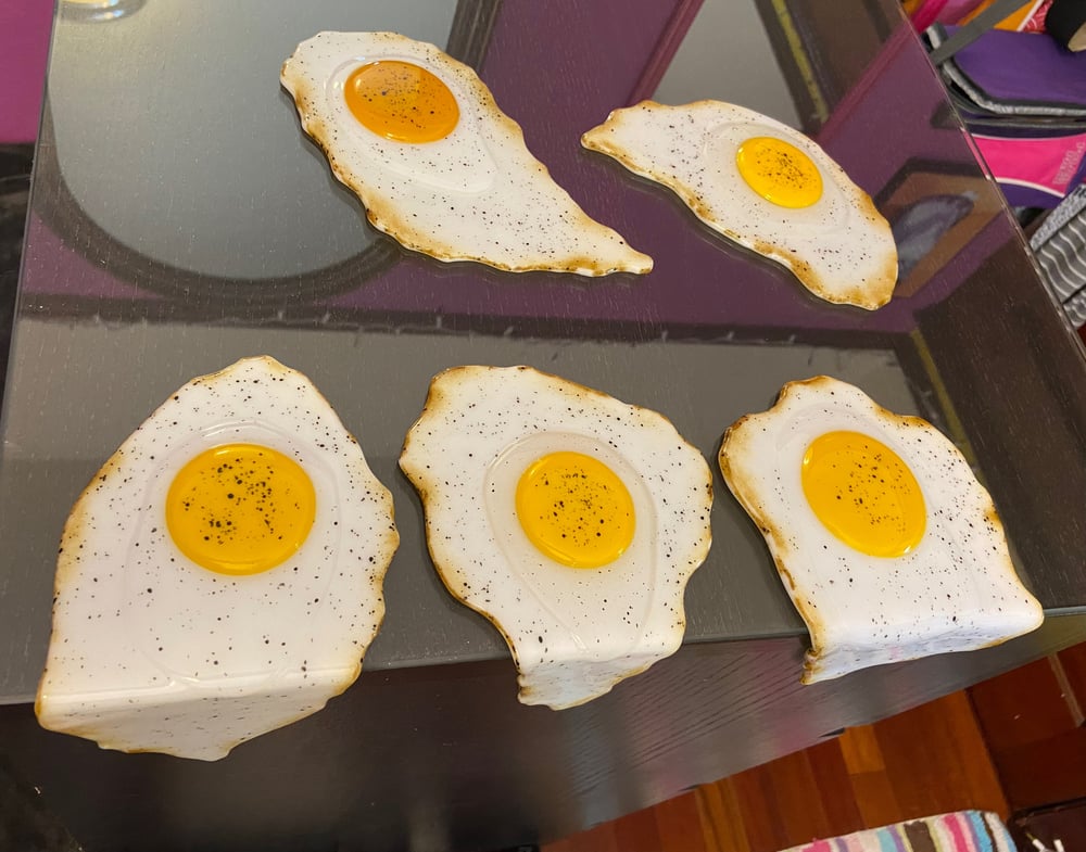 Image of Glass Fried Egg