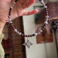 Image 3 of SIREN GARNET NECKLACE 