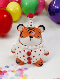 Image 1 of Circus Tiger Trinket Jar