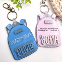 NFC Backpack Keychain