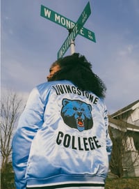 Image 2 of 90’s Blue Bears Satin Jacket 