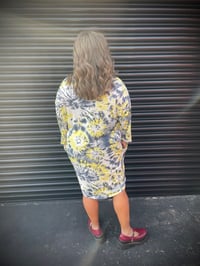 Image 4 of Milano dress with pockets - mixed pattern fabrics