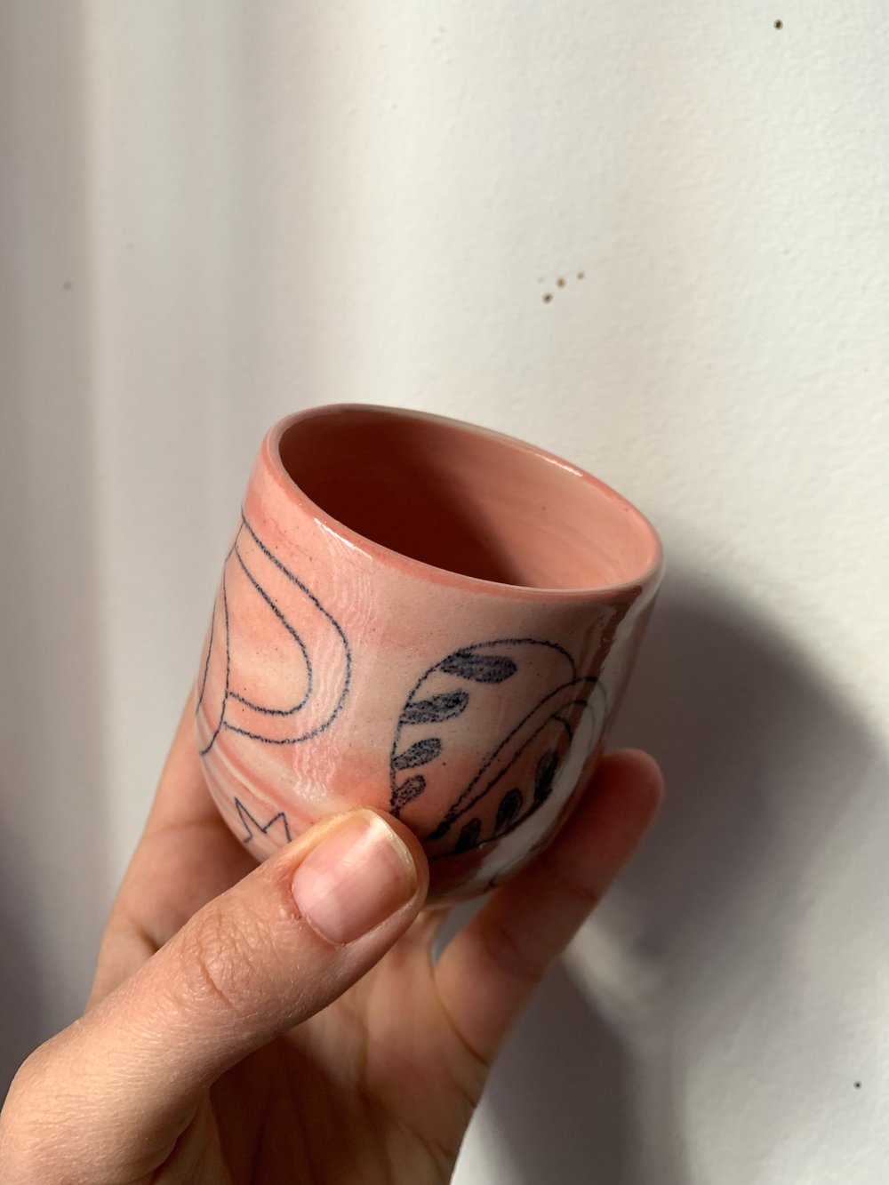 Vaso marmolado rosa 2 (Lucia Arnau)
