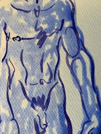 Image 3 of Watercolour ~ Blue Boys XXXV