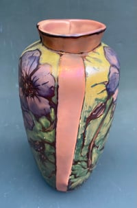 Image 4 of “Cranesbill” reduction lustre vase 