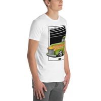 Image 3 of Short-Sleeve Unisex T-Shirt 50's hot rod truck