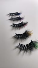 20-25mm Mink Lashes With A Pop of Color