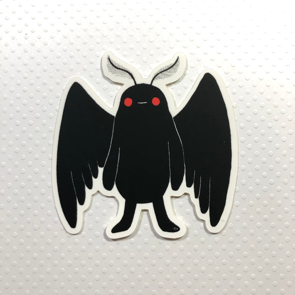 Image of mothman sticker 