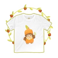 Image 1 of orange baby tee