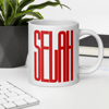 "SELAH" White glossy mug