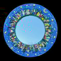 Image 4 of 2 Specchiere da collezione  “Notturno cittadino circolare “