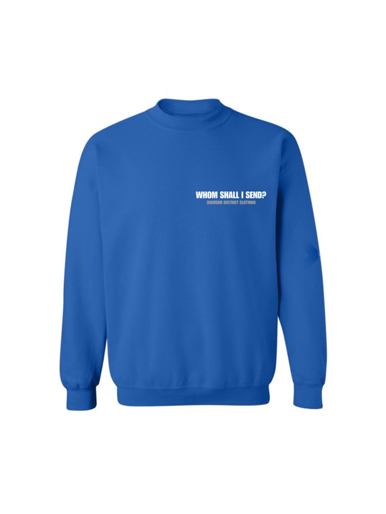 Image of Send me crewneck(royal blue)