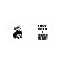 Love with a cracked heart t-shirt