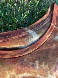 Image 3 of rattlesnake eyes geode ice dyed T-shirt (XL)