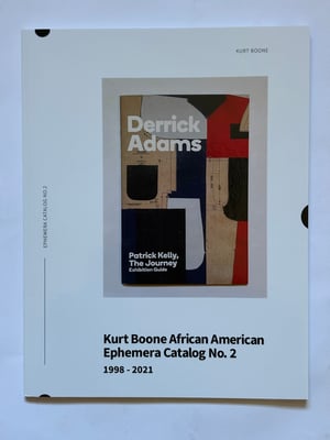 Image of KURT BOONE AFRICAN AMERICAN EPHEMERA CATALOG 1 and 2