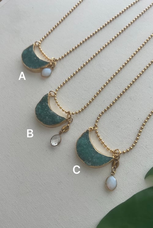Image of CRUZY • Aqua Druzy Necklace