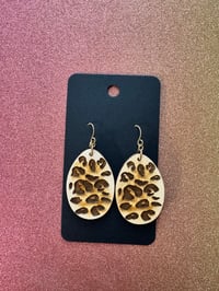 distressed leopard Easter eggs