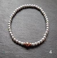 Image 5 of Rosalie sterling silver and rose gold filled bracelets