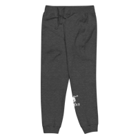 Image 4 of Unisex Fleece Sweatpants White Skull Logo