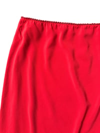 Image 4 of 90's Red Slip Skirt 12