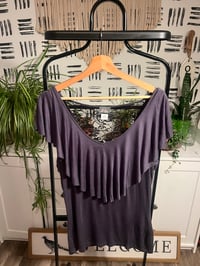 Image 1 of lace back top