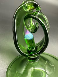 Image 2 of Green wine glass