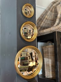 Image 2 of Fine Gold Framed Convex Mirror 