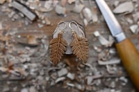 Image 2 of Fern leaf earrings..