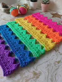 Image 2 of Christmas Cracker Hats Party Crowns Limited Edition Set of 6 Neon