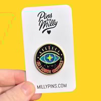 Image 1 of Louis’ Lemonade “Am I Losing Control?” Enamel Pin