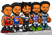 Image 1 of Derrick Rose Career Print