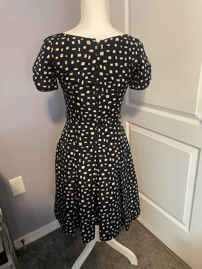 Vintage Prada Fit & Flare Dress - Size 38 (Made in Italy)