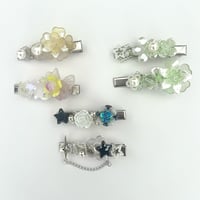 Image 1 of Beaded Fairy Flower Hairclip