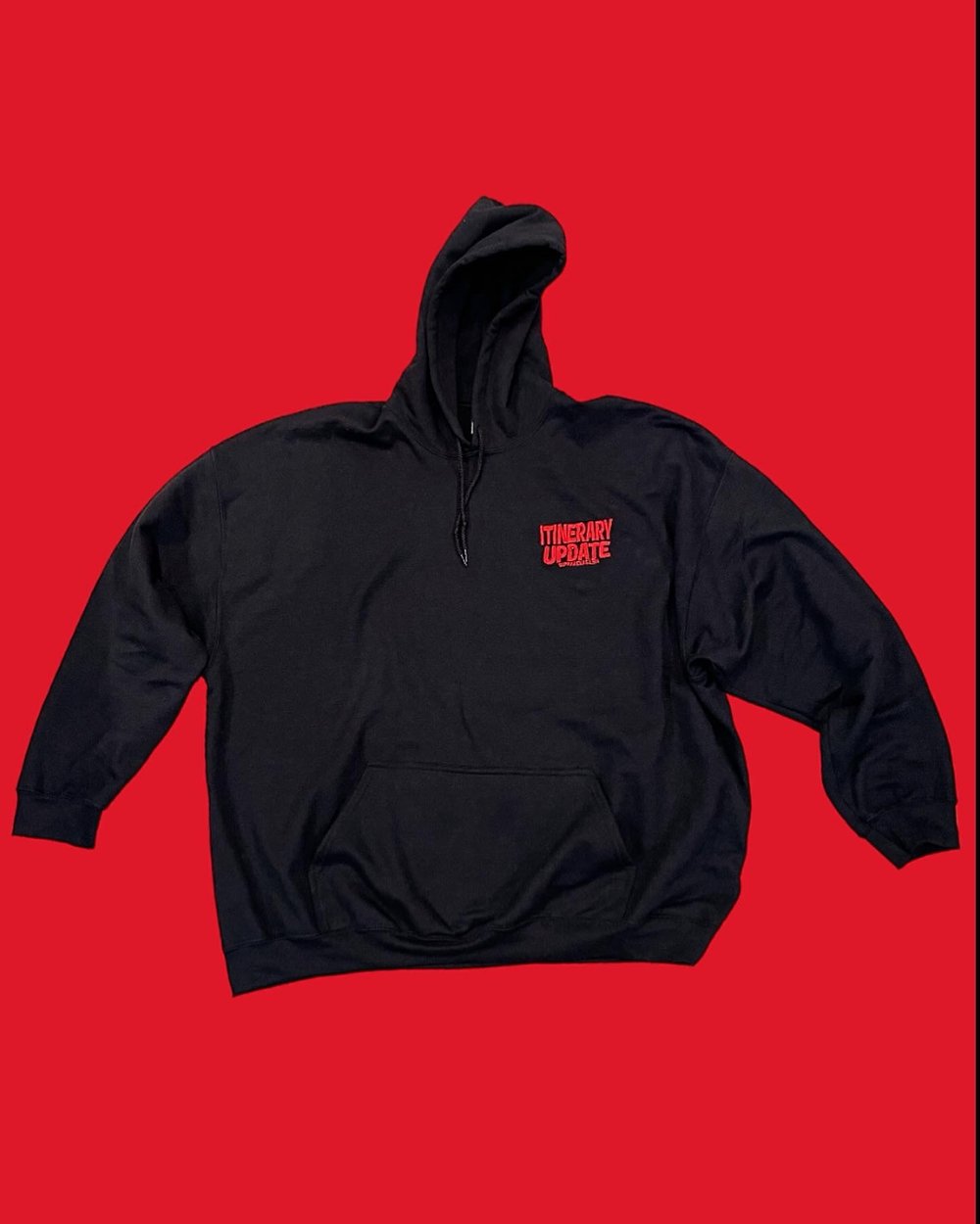 Itinerary Update Hoodie SIDE VIEW