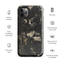 Image 6 of Cuddling Black Cats Goth Inspired Tough Case for iPhone®