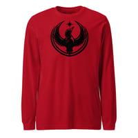 Image 2 of Standard Long Sleeve Tee - Rebel Loon Black