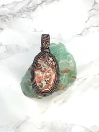 leopard skin jasper pendant