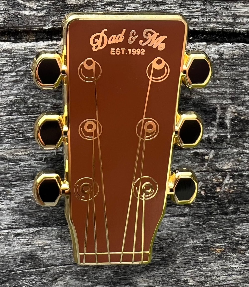 Billy Strings Dad & Me D-93 Martin Guitar Headstock 