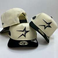 Image 1 of New Era 9Fifty A-Frame Pre Curved Astros 🤘