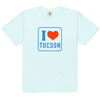 Image 1 of “I Heart Tucson” Unisex garment-dyed heavyweight t-shirt