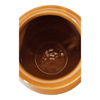 Image 5 of Square Nest Bean Pot With Floral Painted Wood Handles