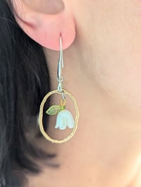 Image 1 of Boucles d'oreilles Muguet cadre 