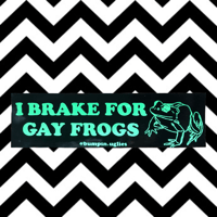 Image 2 of Gay Frogs Bumper Sticker