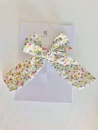 Image 1 of Spring floral bow 