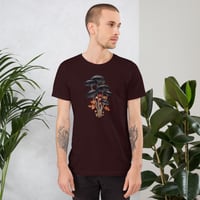 Image 9 of Black Fungus Mycology Inspired Colorful Unisex t-shirt